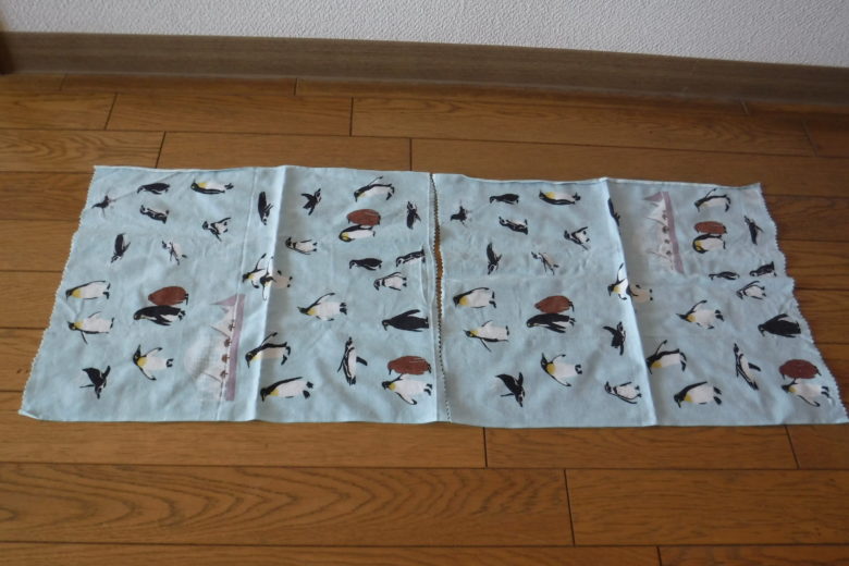 手ぬぐいカット